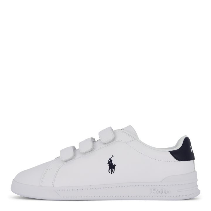 Skórzane sneakersy Heritage Court II biały / granatowy