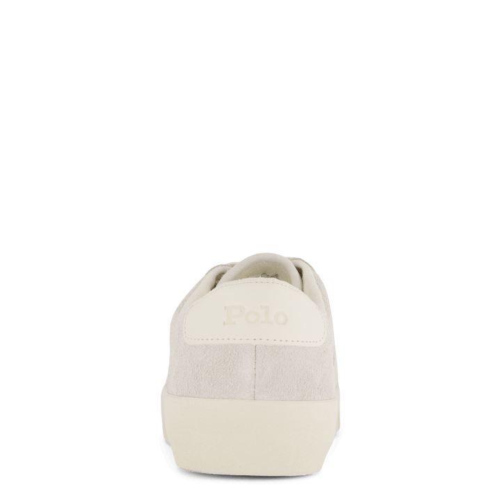 Baskets Sayer en daim poilu blanc
