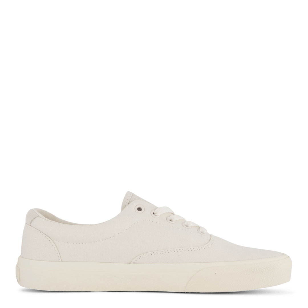 Baskets Keaton en toile avec bordure en daim Prcmt Crm