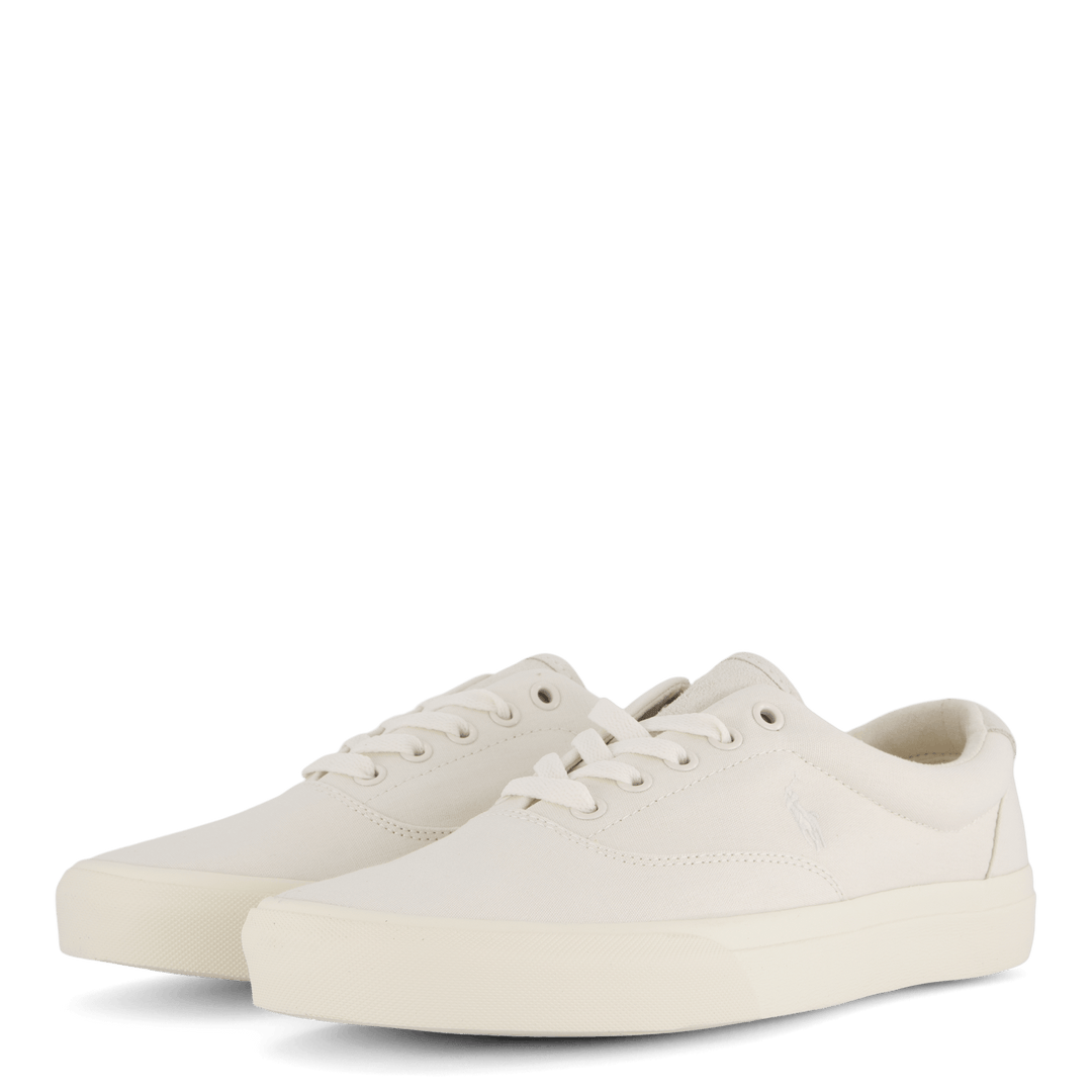 Baskets Keaton en toile avec bordure en daim Prcmt Crm