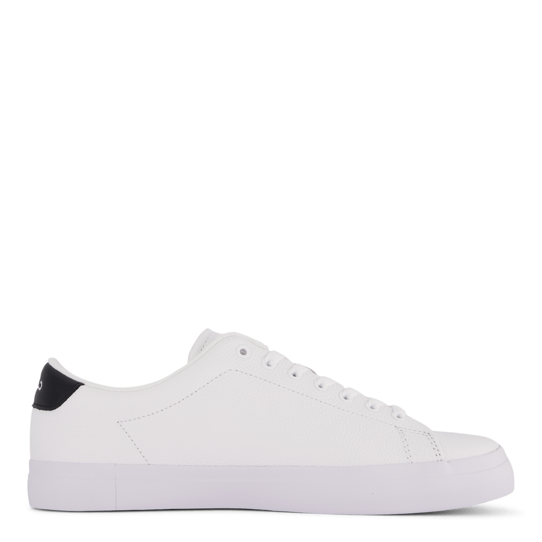Cuir vieilli blanc / noir