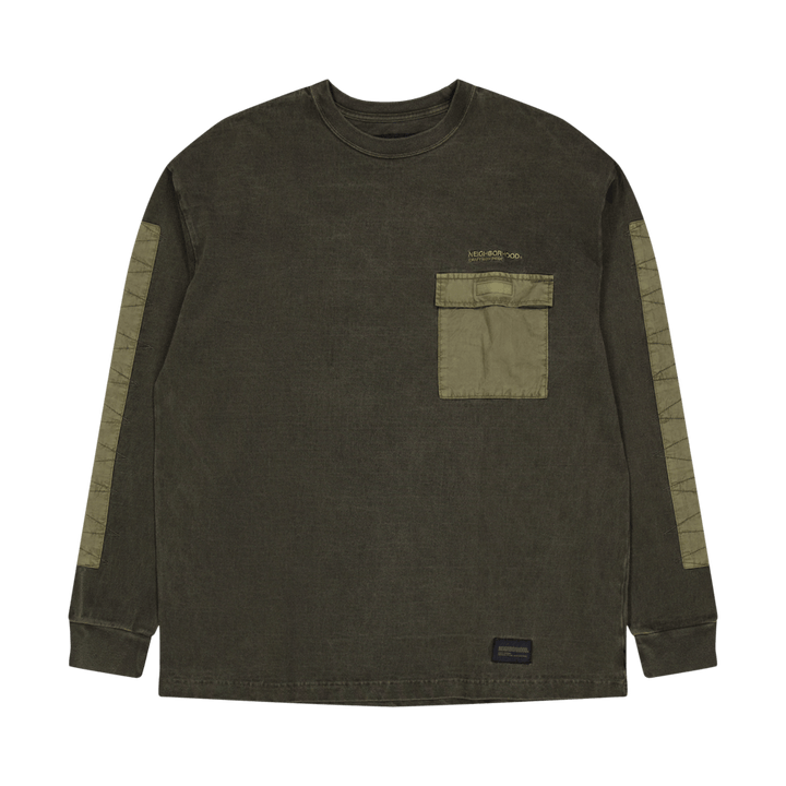 Dizains Pigmenta krāsojums Crewneck L Olive Drab