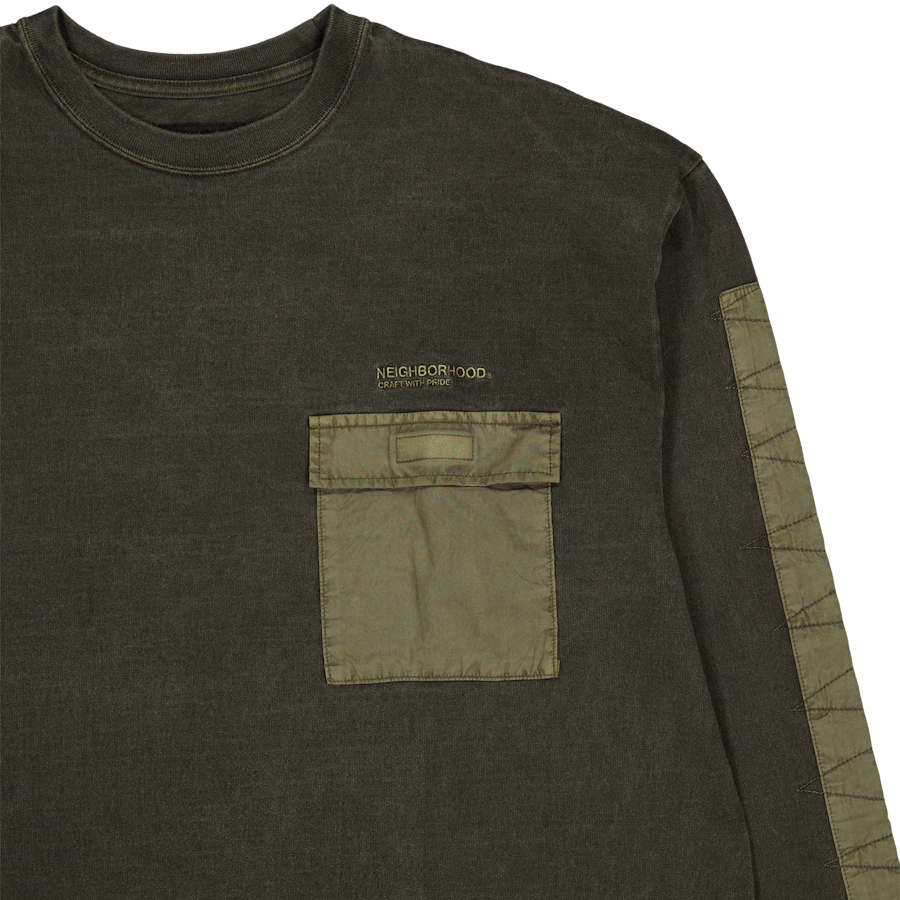 Dizains Pigmenta krāsojums Crewneck L Olive Drab