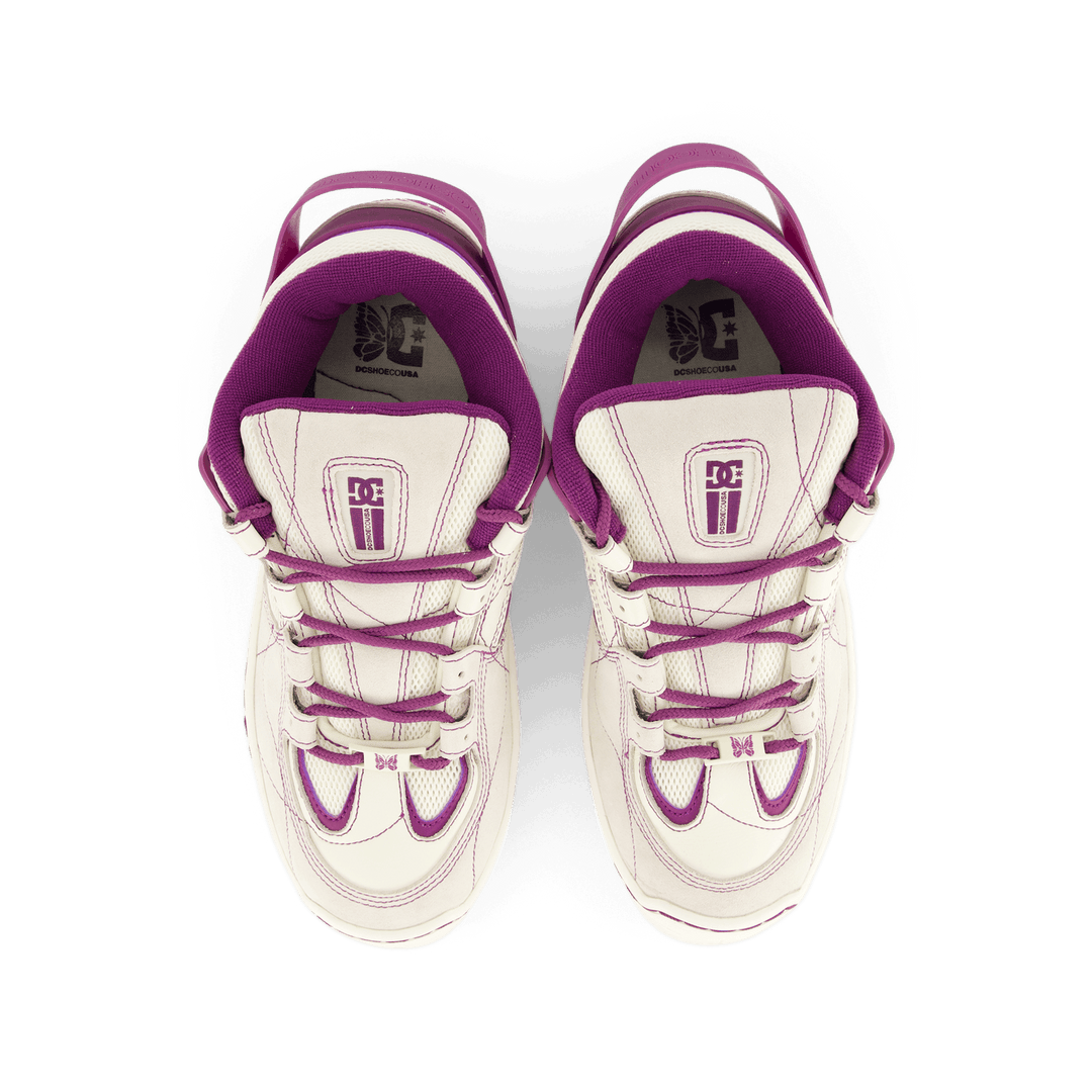 Aghi X Dc Shoes Spectre Lea Bianco sporco / Viola