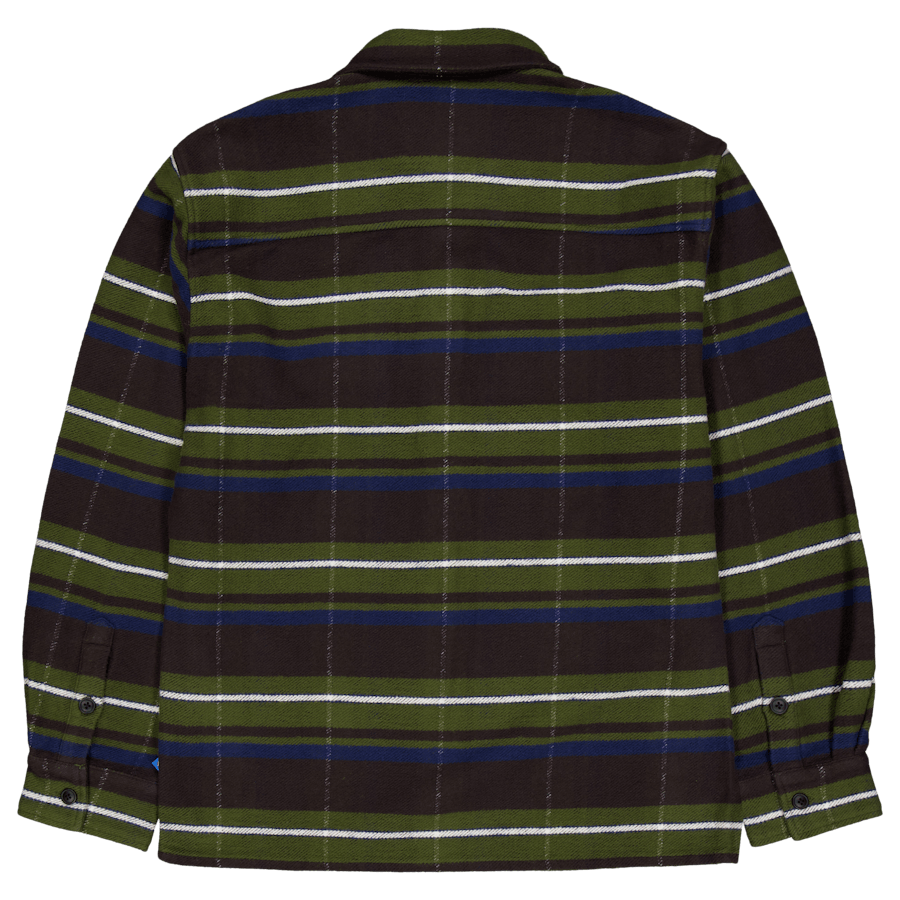 Stripe Flannel Shirt Green