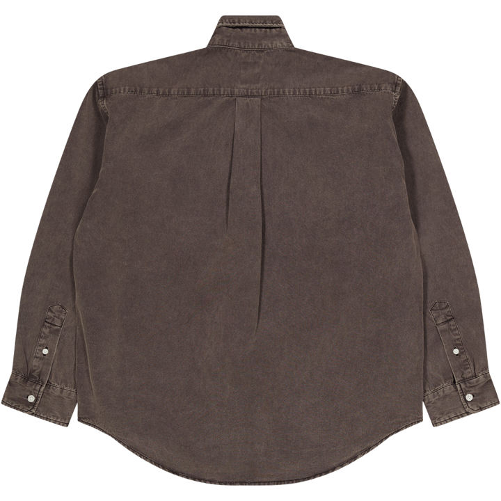 Garment Dyed Oxford Shirt Charcoal
