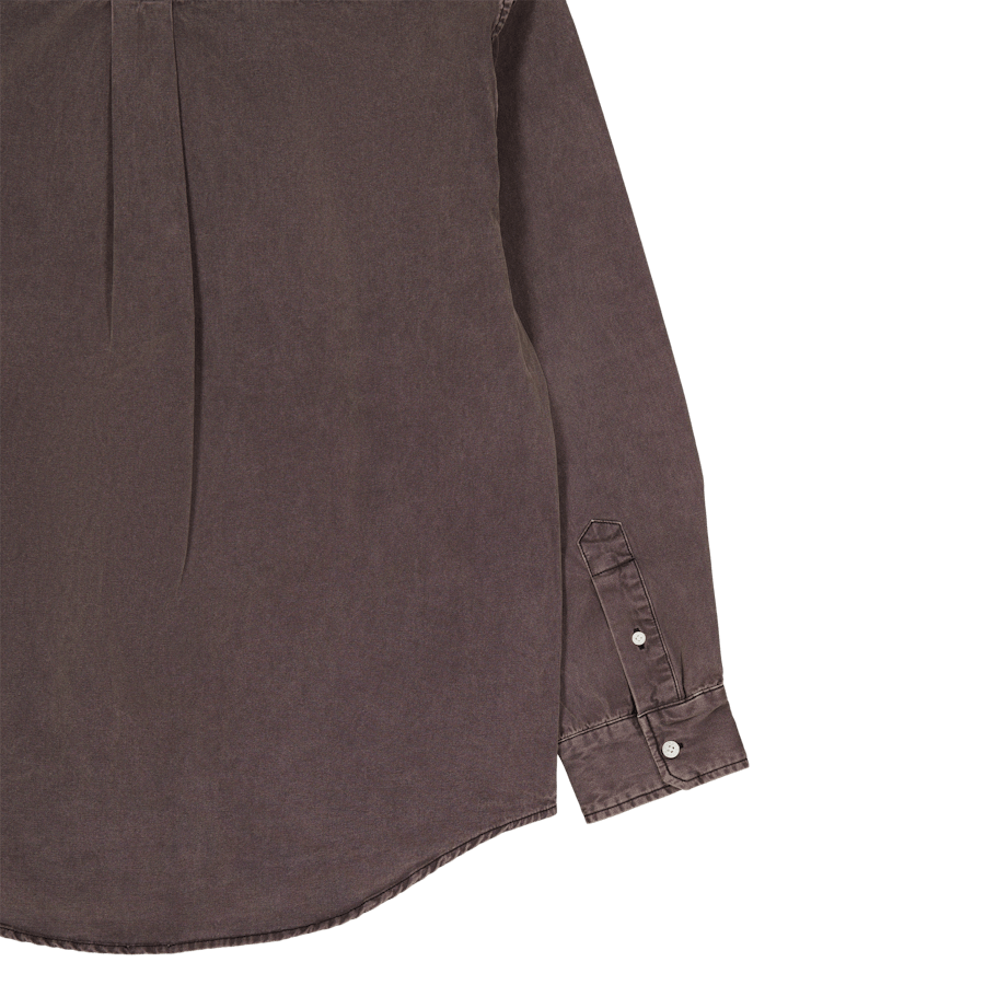 Garment Dyed Oxford Shirt Charcoal