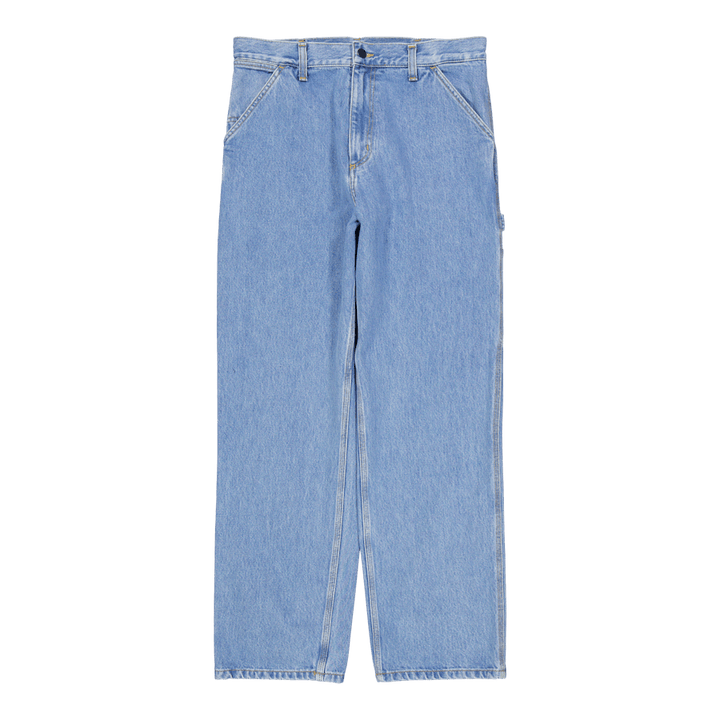 Pantalone monogamba blu