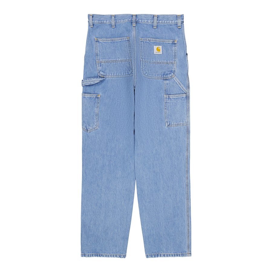 Pantalone monogamba blu