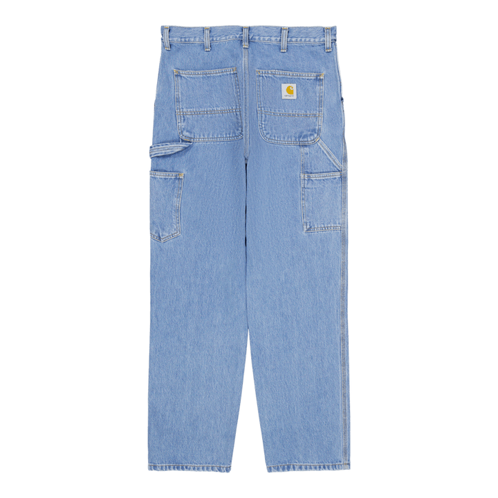 Pantalone monogamba blu