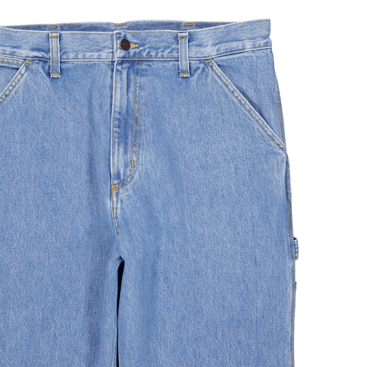 Pantalone monogamba blu