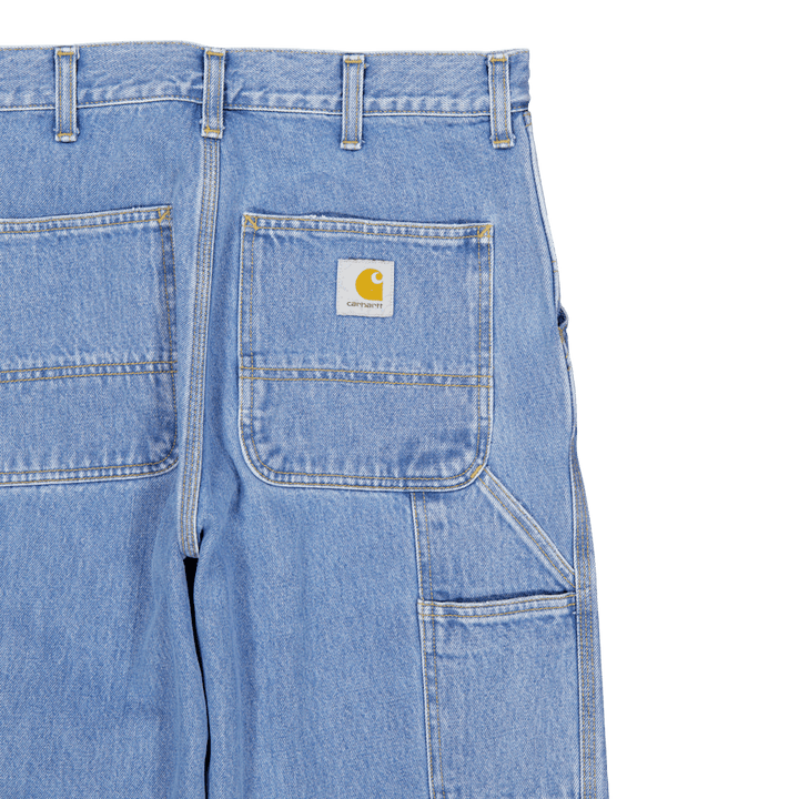 Pantalone monogamba blu