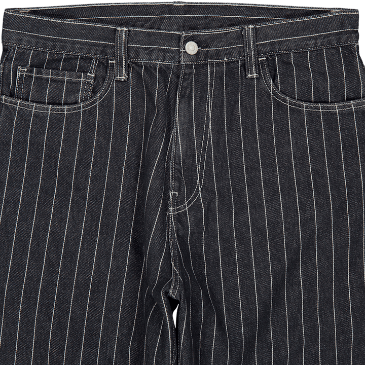 Orlean Pant Orlean Stripe, svart/hvit