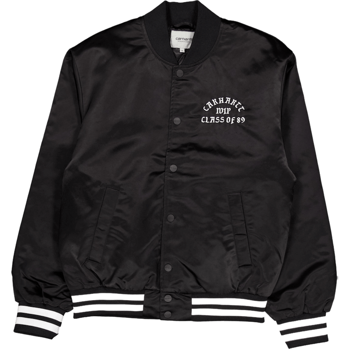 Bomber jakna Class Of 89 Black / White
