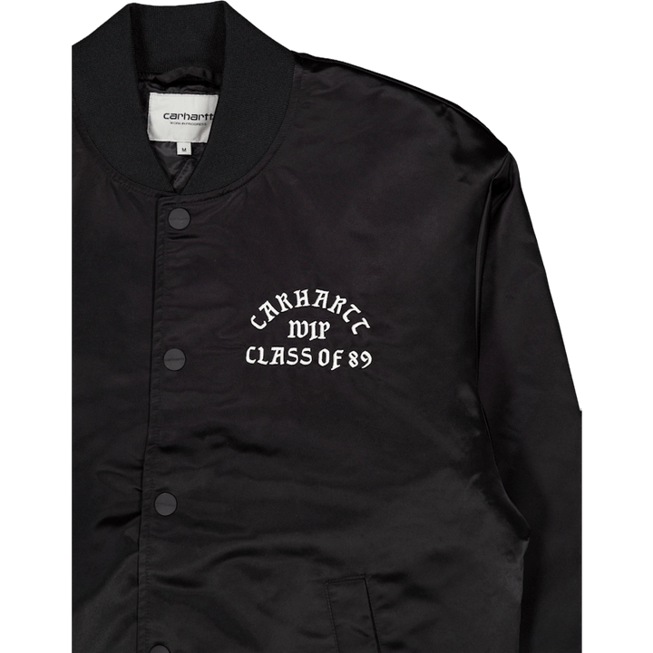 Bomber jakna Class Of 89 Black / White