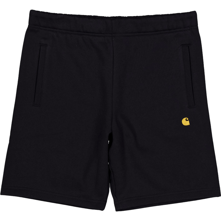Chase Sweat Short Schwarz / Gold