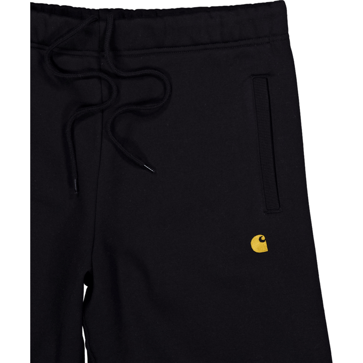Chase Sweat Short Schwarz / Gold