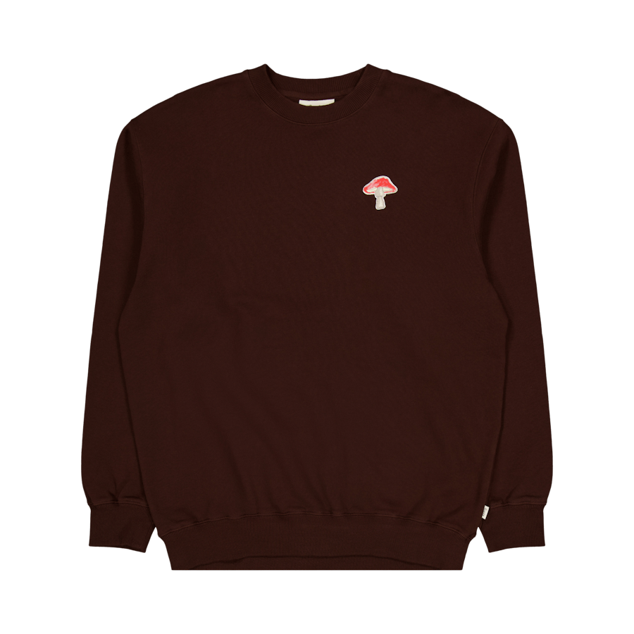 Agaric Mush Sweatshirt Djupt brun