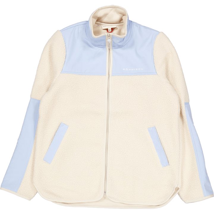 Phoebe Blocked Pile Jacket Skyway