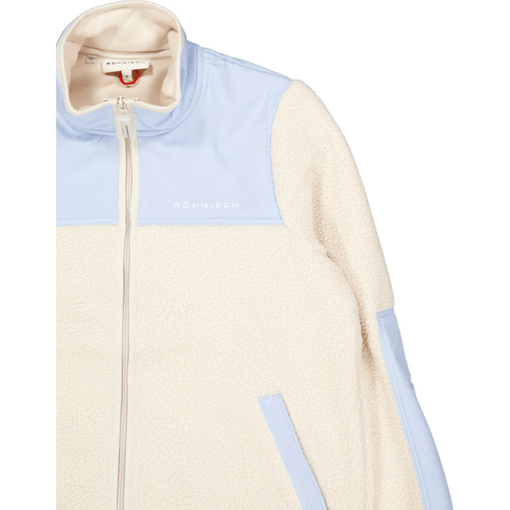Phoebe Blocked Pile Jacket Skyway