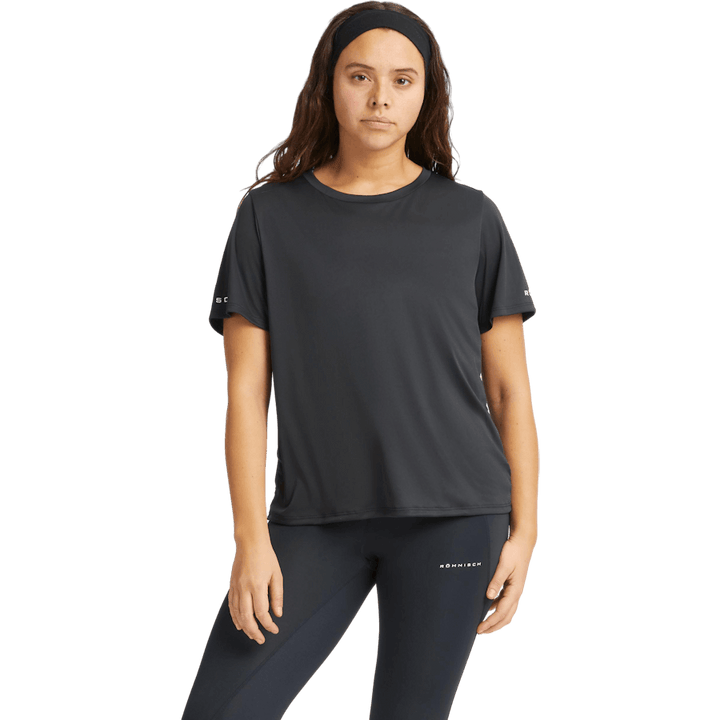 T-shirt avec logo d'équipe noir