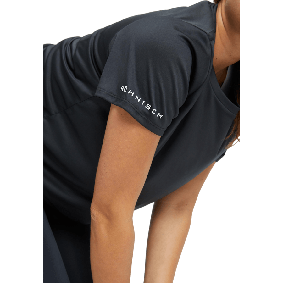 T-shirt avec logo d'équipe noir