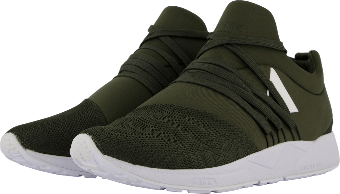 Raven Mesh PET S-E15 Dark Army White - Herre