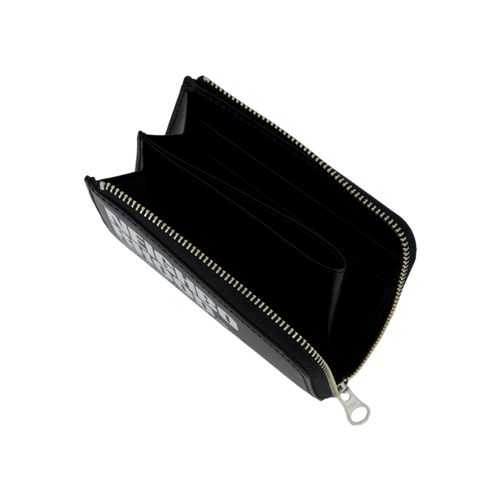 Id L-förmiger Verschluss Brieftasche Schwarz