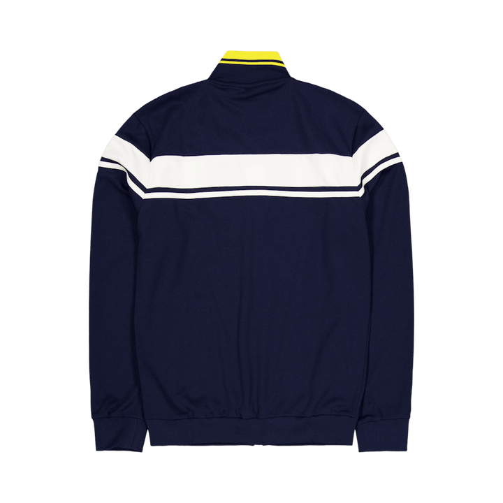 Haut de survêtement Damarindo bleu maritime/gardénia