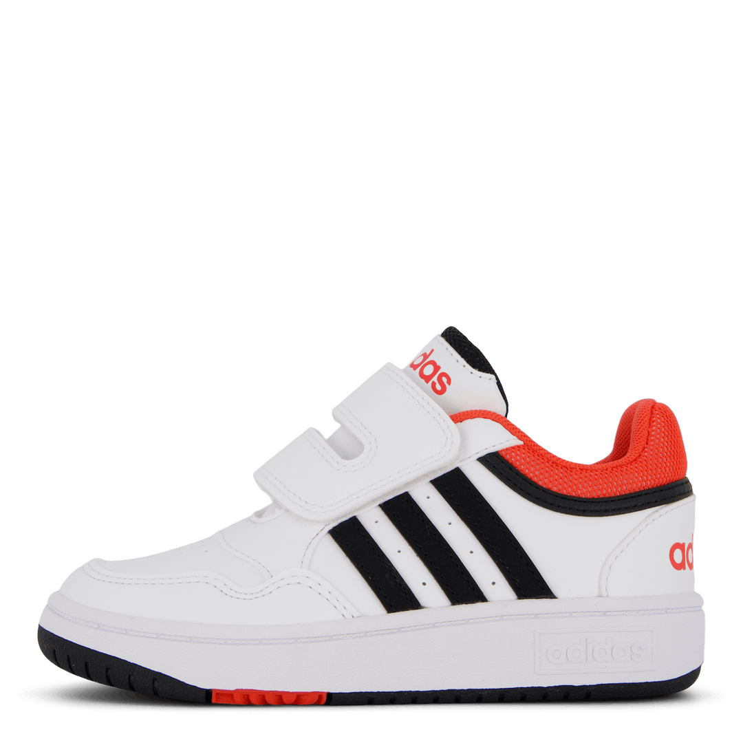Chaussures de basket-ball Cloud White / Core Black / Rouge vif