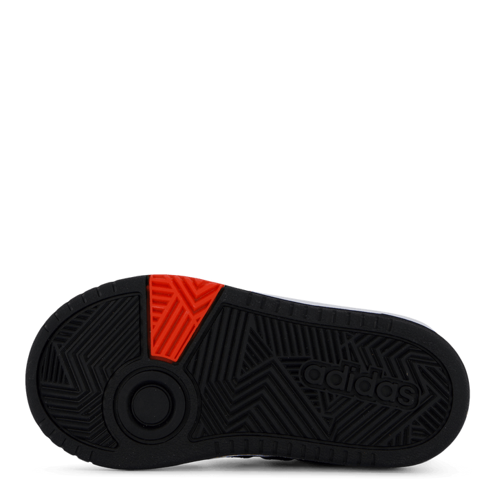 Chaussures de basket-ball Cloud White / Core Black / Rouge vif