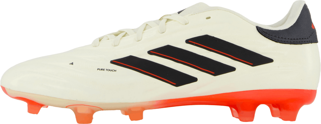 Chaussures de football Copa Pure II Pro pour terrain sec (ivoire/noir/rouge solaire)