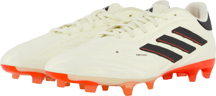 Chaussures de football Copa Pure II Pro pour terrain sec (ivoire/noir/rouge solaire)