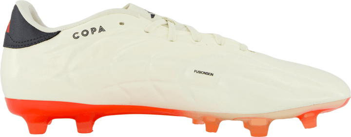 Chaussures de football Copa Pure II Pro pour terrain sec (ivoire/noir/rouge solaire)