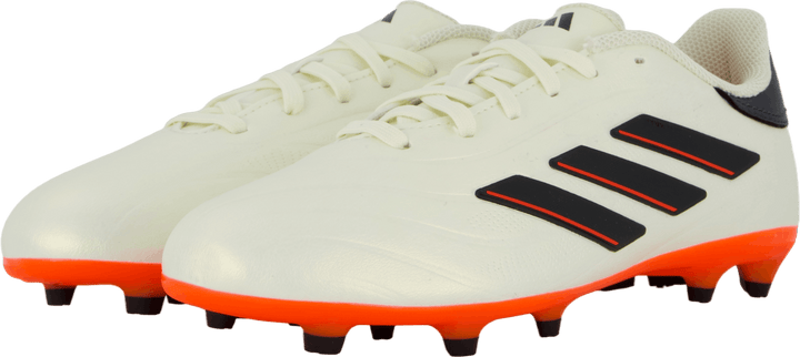 Copa Pure II League Firm Ground -saappaat Ivory / Core Black / Solar Red (norsunluu)