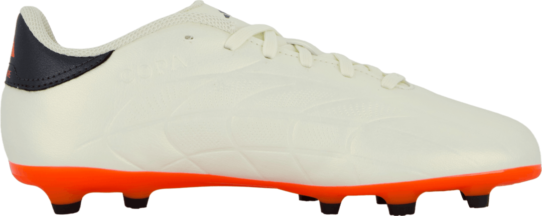 Copa Pure II League Firm Ground -saappaat Ivory / Core Black / Solar Red (norsunluu)