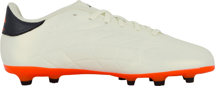 Copa Pure II League Firm Ground -saappaat Ivory / Core Black / Solar Red (norsunluu)
