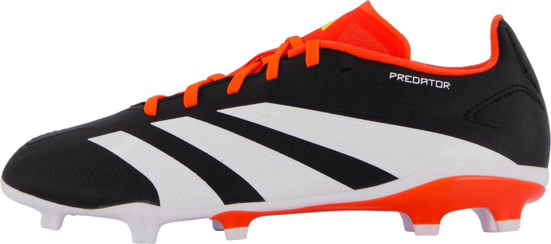 Predator League Firm Ground Jalkapallokengät Core Black / Cloud White / Solar Red
