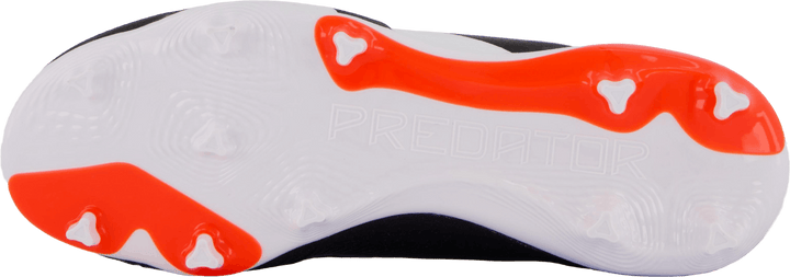 Predator League Firm Ground Jalkapallokengät Core Black / Cloud White / Solar Red