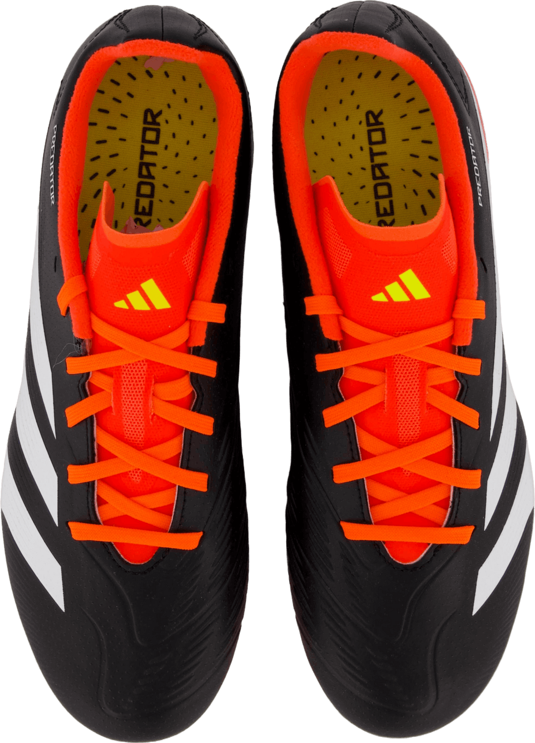 Predator League Firm Ground Jalkapallokengät Core Black / Cloud White / Solar Red