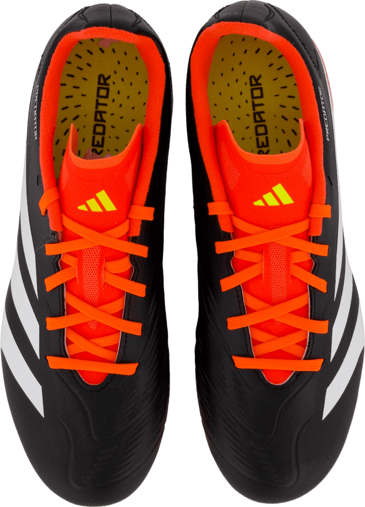 Predator League Firm Ground Jalkapallokengät Core Black / Cloud White / Solar Red
