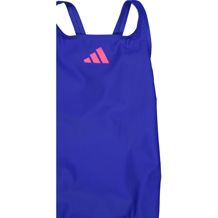 Solid Small Logo Badeanzug Königsblau / Lucid Pink