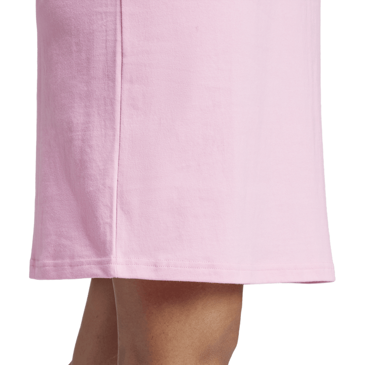 Robe t-shirt boyfriend Essentials à 3 bandes en jersey simple rose