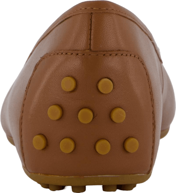 Jayna Nappaleder Driver Flat Deep Saddle Tan