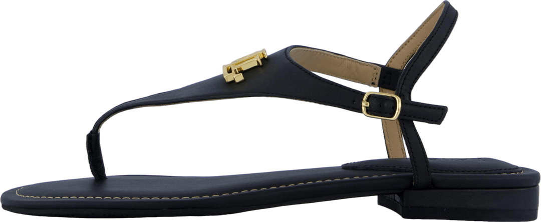 Sandále z brúsenej kože Ellington Black