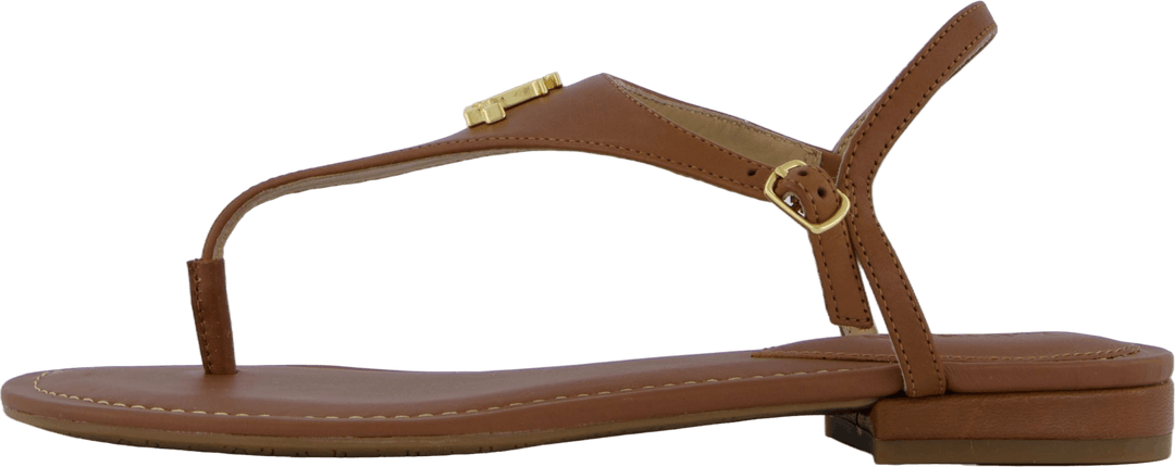 Sandále z brúsenej kože Ellington Deep Saddle Tan