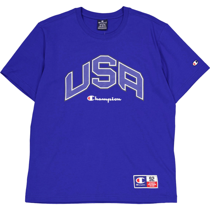 T-shirt med rund hals Mazarine Blue