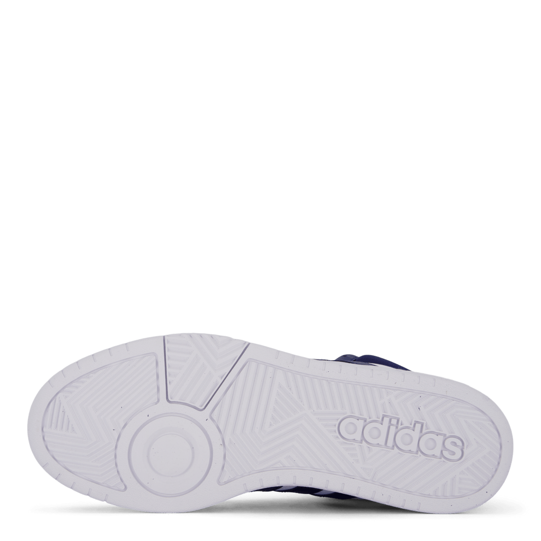 Hoops 3 Mid Lifestyle Basketball Classic Vintage Shoes Cloud White / Dkblue / Dkblue