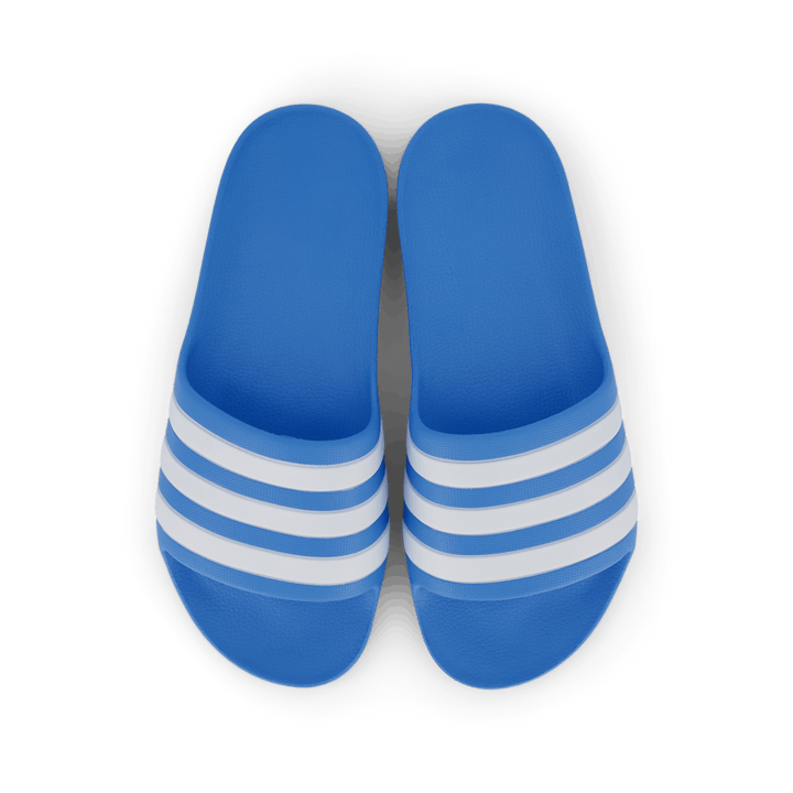 Claquettes Adilette Aqua pour enfants, bleu éclatant / blanc nuage / bleu éclatant