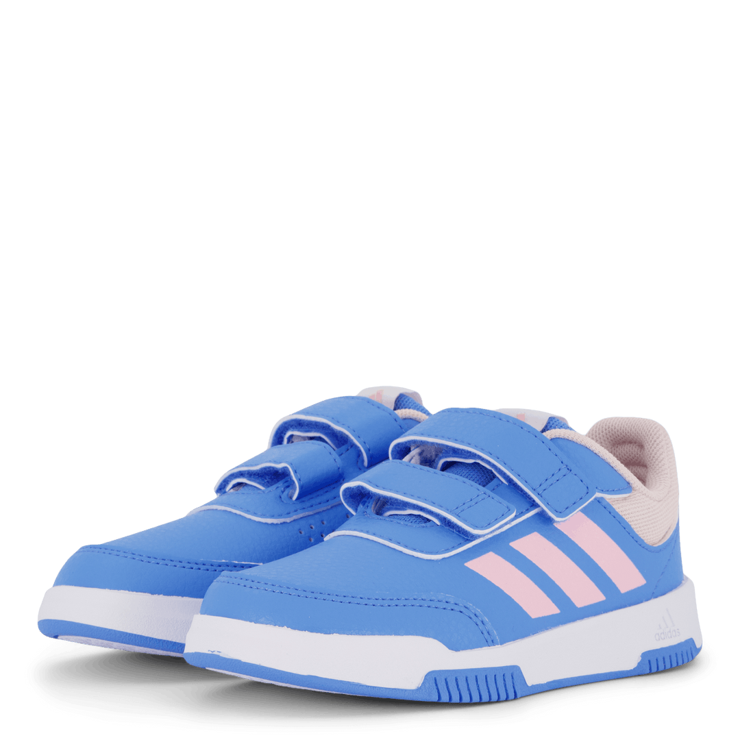 Chaussures à scratch Tensaur Bleu éclatant / Rose clair / Blanc nuage